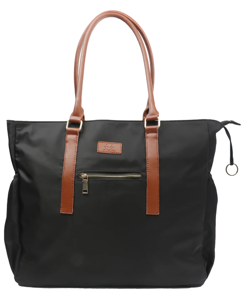 black handbag tote